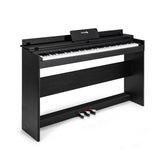 88 Key Full Size Electric Piano Keyboard with Stand 3 Pedals MIDI Function