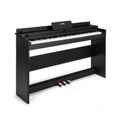 88 Key Full Size Electric Piano Keyboard with Stand 3 Pedals MIDI Function