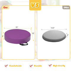 6 Pieces 15 Inch Round Toddler Floor Cushions