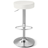 1 Piece Round Bar Stool Adjustable Swivel Pub Chair