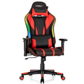 Gaming Chair Adjustable Swivel Computer Chair with Dynamic LED Lights