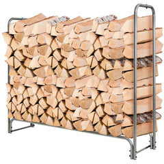 4 Feet/5 Feet/6 Feet/8 Feet Firewood Storage Log Rack