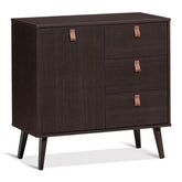 3-drawer Sideboard Storage Display Cabinet