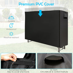 4 Feet/5 Feet/6 Feet/8 Feet Firewood Storage Log Rack