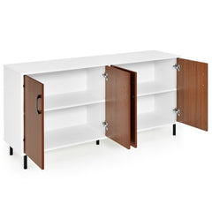 4-Door Kitchen Buffet Sideboard for Dining Room and Kitchen