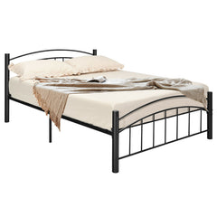 Modern Platform Bed with Headboard and Footboard