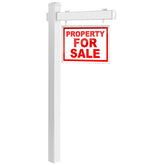6 Feet Vinyl UPVC Real Estate Realtor Yard Sign Post