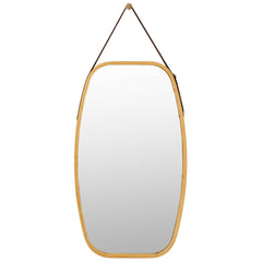 30 Inch Modern Rectangle Wall Hanging Framed Mirror