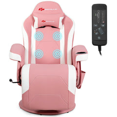 Ergonomic High Back Massage Gaming Chair Gaming Recliner with Pillow