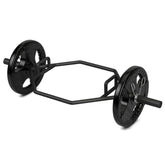 56 Inch Olympic Hexagon Deadlift Trap Bar with Folding Grips Powerlifting