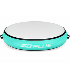 40 Inch Inflatable Round Gymnastic Mat with Electric Pump