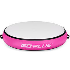 40 Inch Inflatable Round Gymnastic Mat with Electric Pump