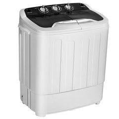 13 lbs Portable Compact Mini Twin Tub Washing Machine