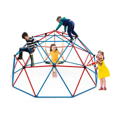 10 Feet Dome Climber with Swing and 800 Lbs Load Capacity
