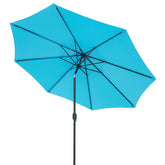 10 Feet Outdoor Patio Umbrella with Tilt Adjustment and Crank