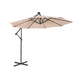 10 Feet Patio Cantilever Umbrella with Tilting System