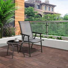 4-Pack Patio Portable Folding Chairs for Outdoor Camping