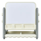 2 in 1 Toddler Easel Table and Chair Set with Adjustable Art Painting Board