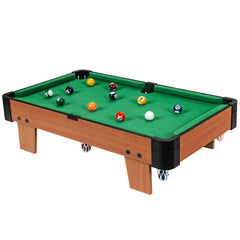 24" Mini Tabletop Pool Table Set Indoor Billiards Table with Accessories