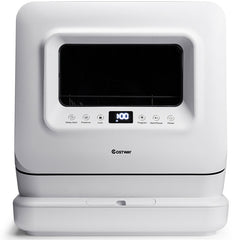 Portable Countertop Dishwasher Air Drying 5 Programs with 7.5L Water Tank