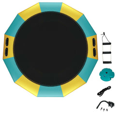 15 Feet Inflatable Splash Padded Water Bouncer Trampoline