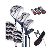 11 Pieces Complete Golf Club Package Set