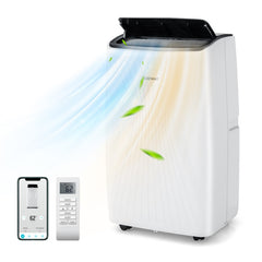 12000/14000 BTU Portable Air Conditioner with Heat and Smart WiFi
