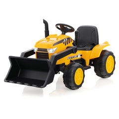 12V Kid's Ride on Excavator Electric Construction Vehicle with Adjustable Digging Bucket