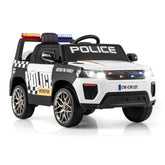 12V Kids Ride on Police Car with Remote and Siren Flashing Lights