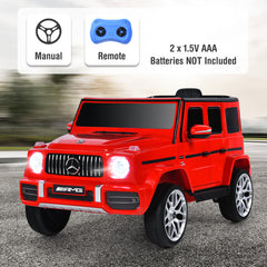 12V Mercedes-Benz G63 Licensed Kids Ride On Car with Remote Control