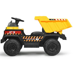 12V Battery Kids Ride On Dump Truck with Electric Bucket and Dump Bed