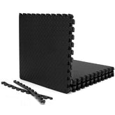 12 Pieces Flooring Mats Interlocking EVA Foam Exercise Mats with Anti-slip Surface