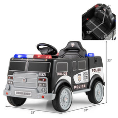 12V Battery Powered Electric Vehicle with 3 Speeds and Megaphone