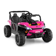 12V Kids Ride on Truck Off-Road UTV with Parental Remote and Lights