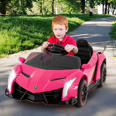 12V Licensed Lamborghini 4WD Kids Ride-on Sports Car with 2.4G Remote