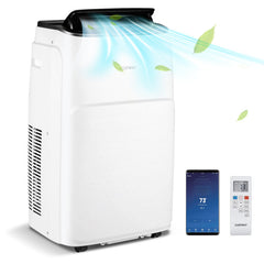 13000 BTU(Ashrae) Portable Air Conditioner with App and Heater