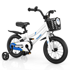 14 Inch Kids Bike with 2 Training Wheels for 3-5 Years Old