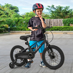 16 Inch Kids Bike Lightweight with 2 Removable Training Wheels for Aged 4-7