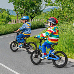 16 Inch Kids Bike Magnesium Alloy Training Bicycle Adjustable for Kids Aged 4 to 7