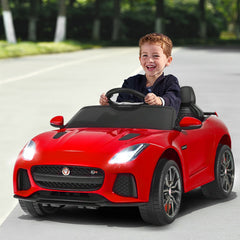 12V Jaguar F-Type SVR Licensed Kids Ride On Car