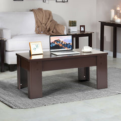 Lift Top Coffee Table with Storage Compartment for Living Room