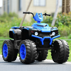 12V Kids Ride on ATV with LED Lights and Treaded Tires and LED lights