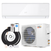 Energy Star Certified 18000 BTU 21 SEER2 208-230V Mini Split Air Conditioner and Heater Wifi Enabled White