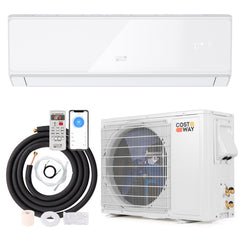 Energy Star Certified 18000 BTU 21 SEER2 208-230V Mini Split Air Conditioner and Heater Wifi Enabled White