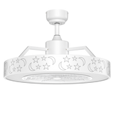 23 Inch Ceiling Fan with LED Light and Remote Control