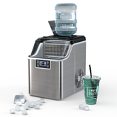 Portable Countertop Ice Maker with Ice Scoop and Basket