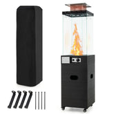 40000 BTU Patio Heater Outdoor Propane Gas Heater with Cover and Wheels