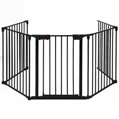 115 Inch Length 5 Panel Adjustable Wide Fireplace Fence