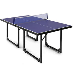 Multi-Use Foldable Midsize Removable Compact Ping-pong Table
