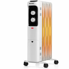 1500W Portable Space Heater with Adjustable Thermostat